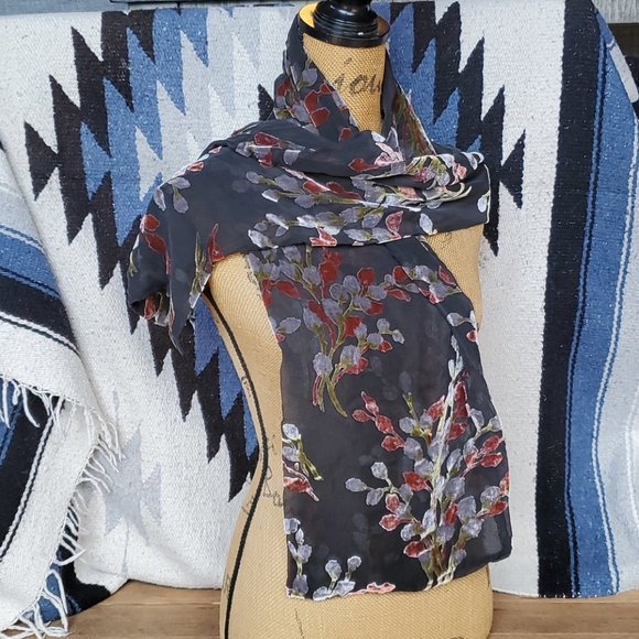 Cejon Accessories - Velvet Burnout Scarf